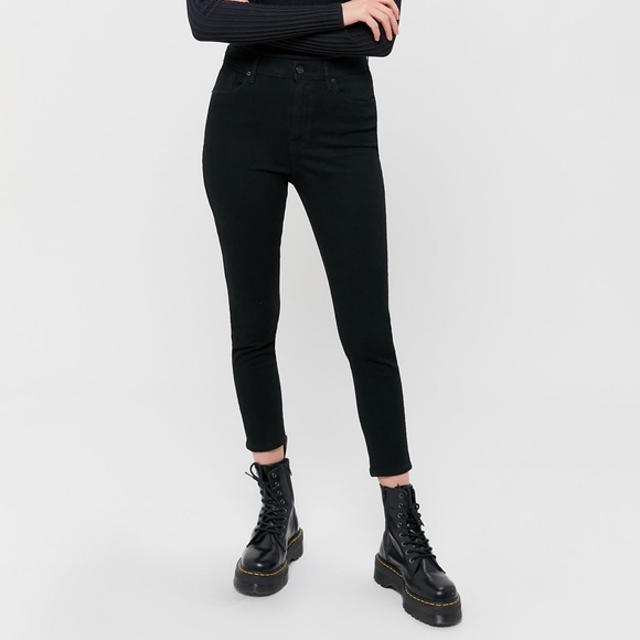 BDG Denim - BDG Black-High Rise Twig Grazer Jeans